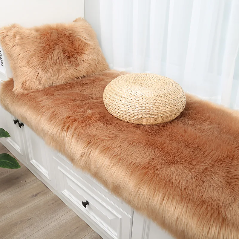 Super soft plush fabric faux sheepskin rugs and rugs for home living rooms and bedrooms