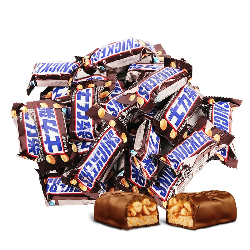 Wholesale Snacks Sniicker Barreled Chocolate 140g Sweet Peanut Chocolate Nut Chocolate Bar