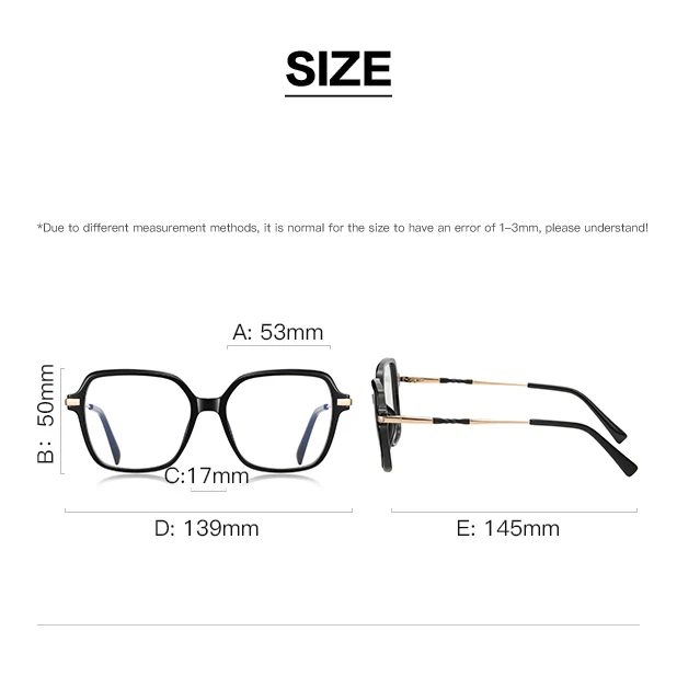 Unisex High Quality TR90 Metal Oversize Optical Glasses Frames Designer Brand Trendy Fashionable Eyeglasses