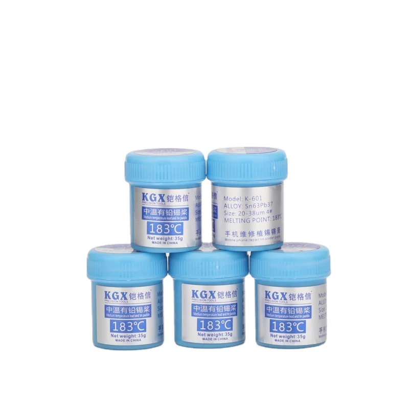 KGX Solder paste Medium temperature lead Solder paste Mobile phone computer board Chip chip Ball planting tin mud