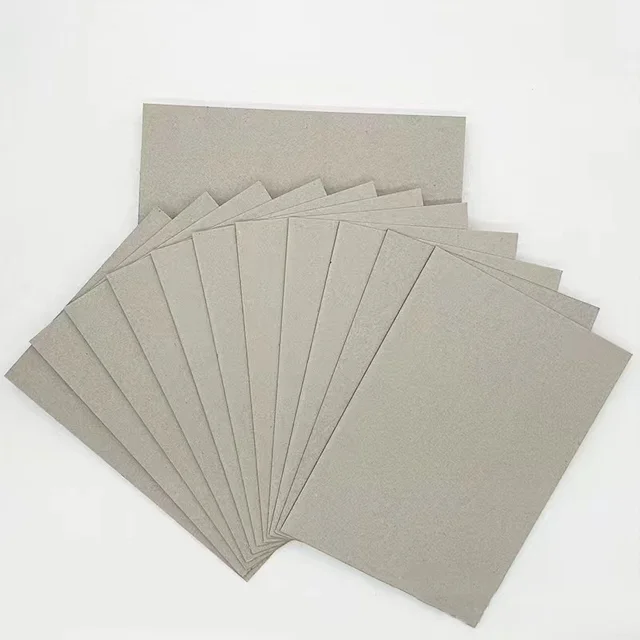 China paper supplier Wholesale grey chip board 0.5mm 1mm 1.5mm 2mm Paper custom GSM cardboard gift packing paperboard
