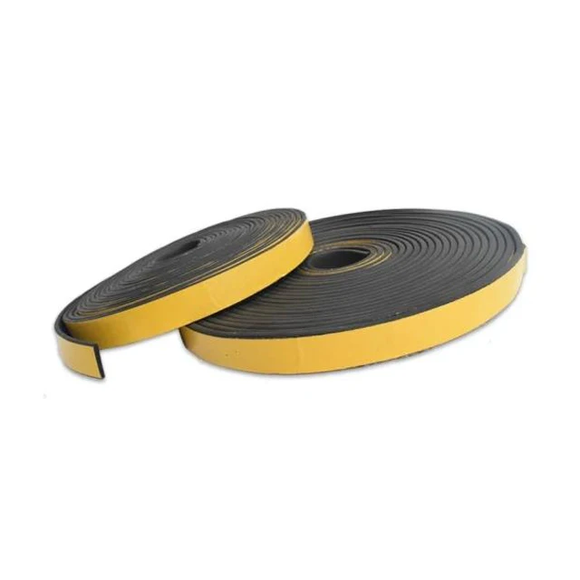 EPDM Foam Rubber Seal Strip with Self Adhesive Tape