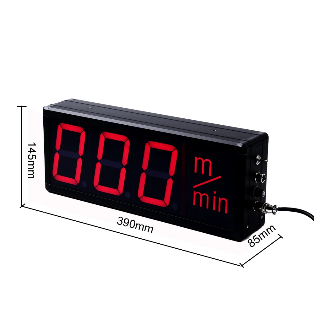 Hot sales LED Display 4 inch  Counting Speedometer Digital RPM Meter for motor rotate speed