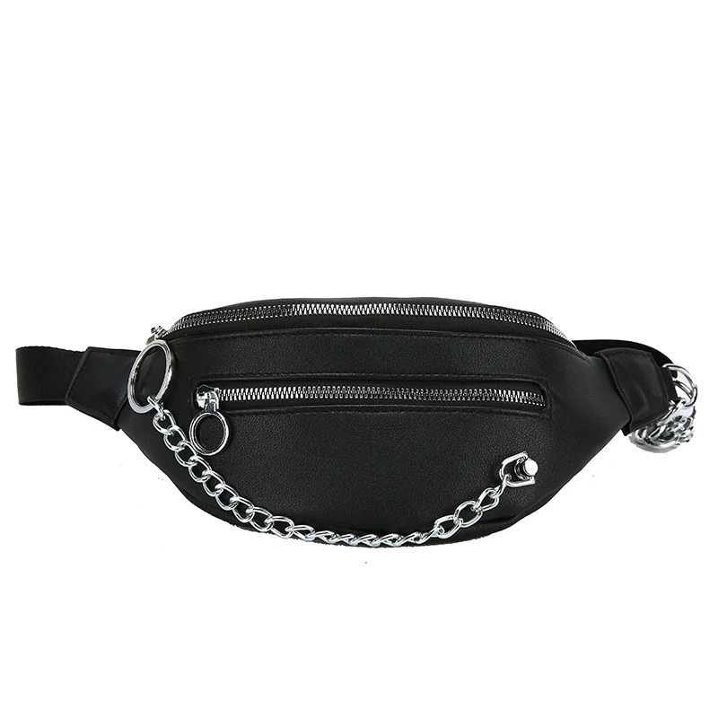 Wholesale Women PU Leather Waist Belt Wallet  Fanny Pack Bag