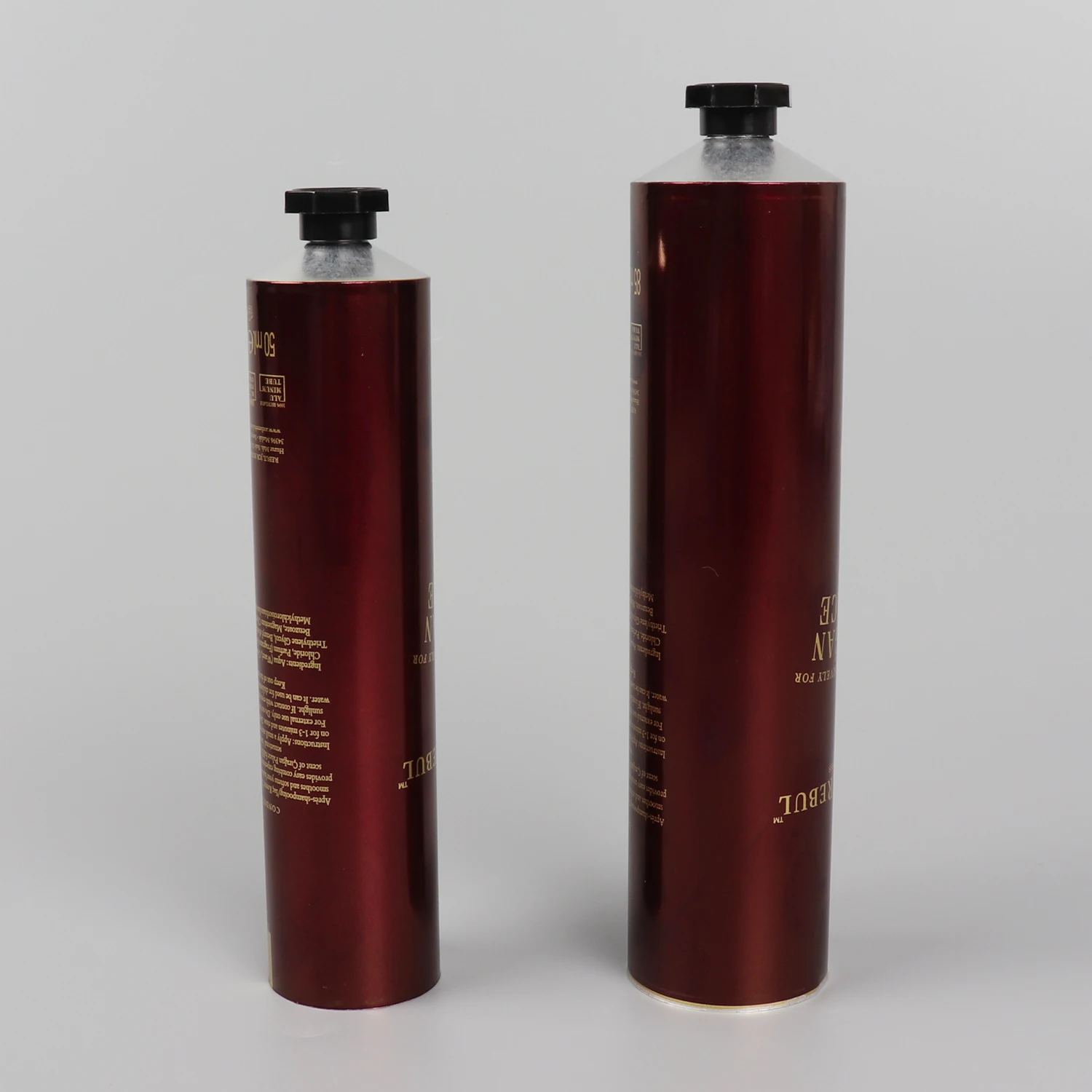 Factory Direct Sale Professional Manufacture Collapsible Aluminum Tubes Cosmetic Packaging