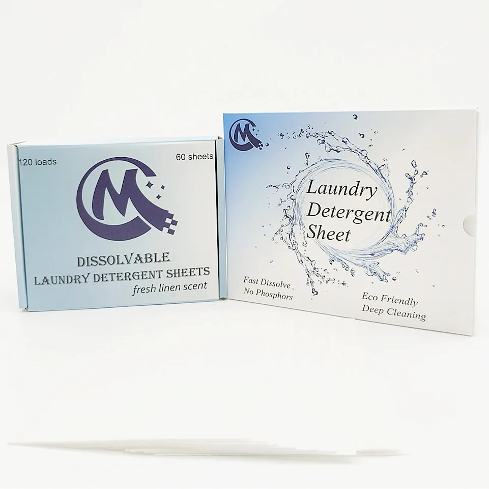 Laundry Detergent Sheets - Hypoallergenic Laundry Soap - Ultra Concentrated, Recyclable Packaging, Stain Fighting - Fresh Scent