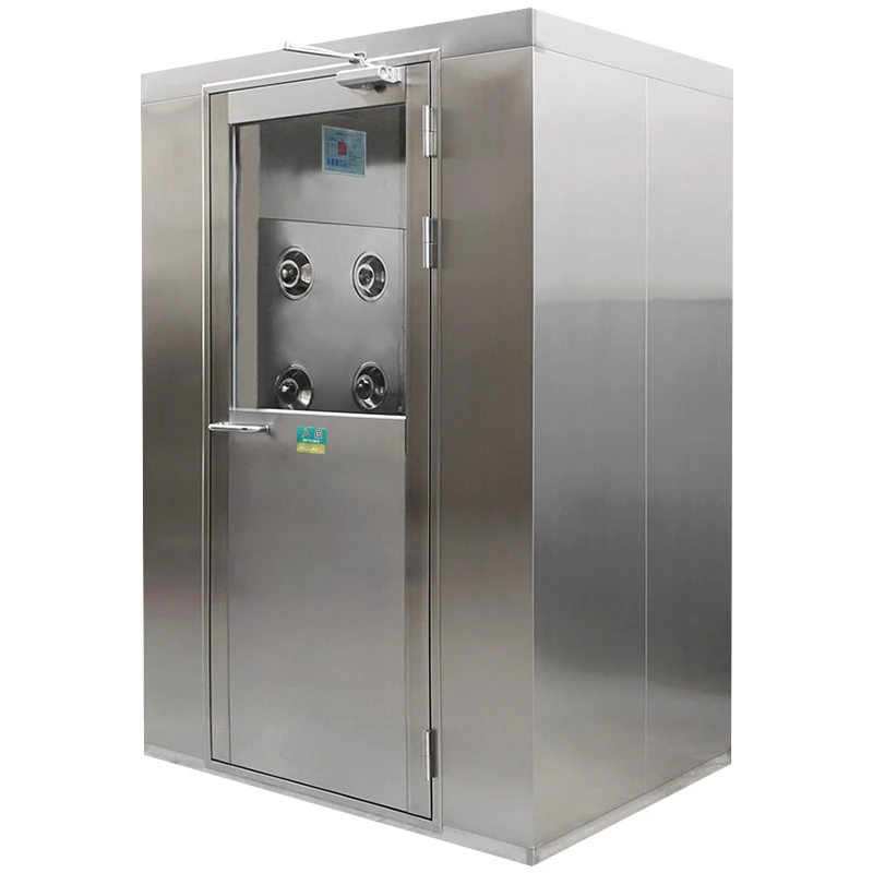 Modular Single Person Cleanroom Stainless Steel Air Shower with Air Interlocked System Air Shower
