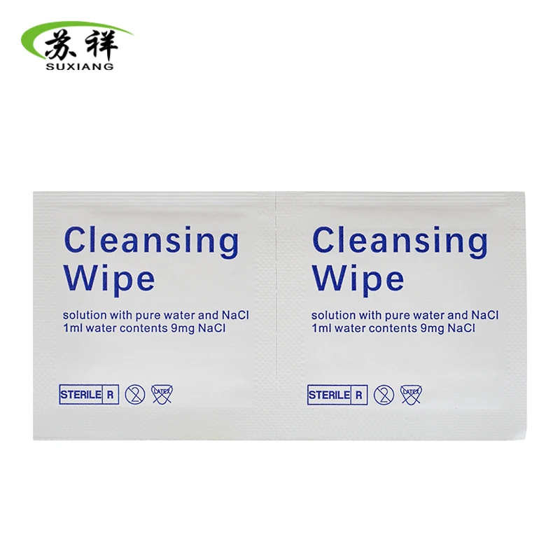 Best Price China factory disposable wet cleaning wipes and Normal saline wipes