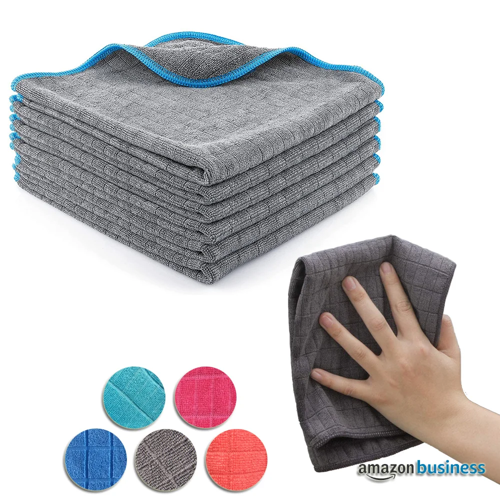 Towel Cleaning Kitchen Dish Towel Sponge Pad Diamond Sponge Polishing Cleaning Cloth Microfiber