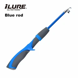 ILURE 1.2m Kids Fishing Pole Rod and Reel for Youth Kids Includes Storage Box Fully Fishing Equipment Fun Fishing
