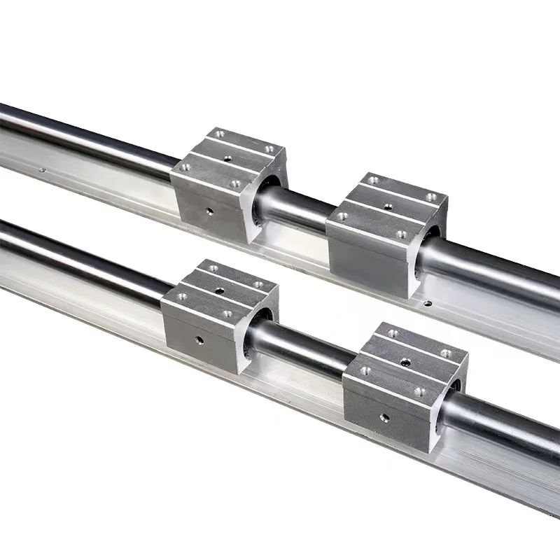 SBR aluminum bracket diameter 16 optical axis linear guide precision woodworking round bar track slider