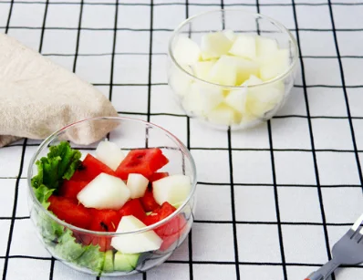 Mousse Cup Borosilicate Glass Reusable Appetizer Bowls Parfait Eco-friendly glassware for Snacks