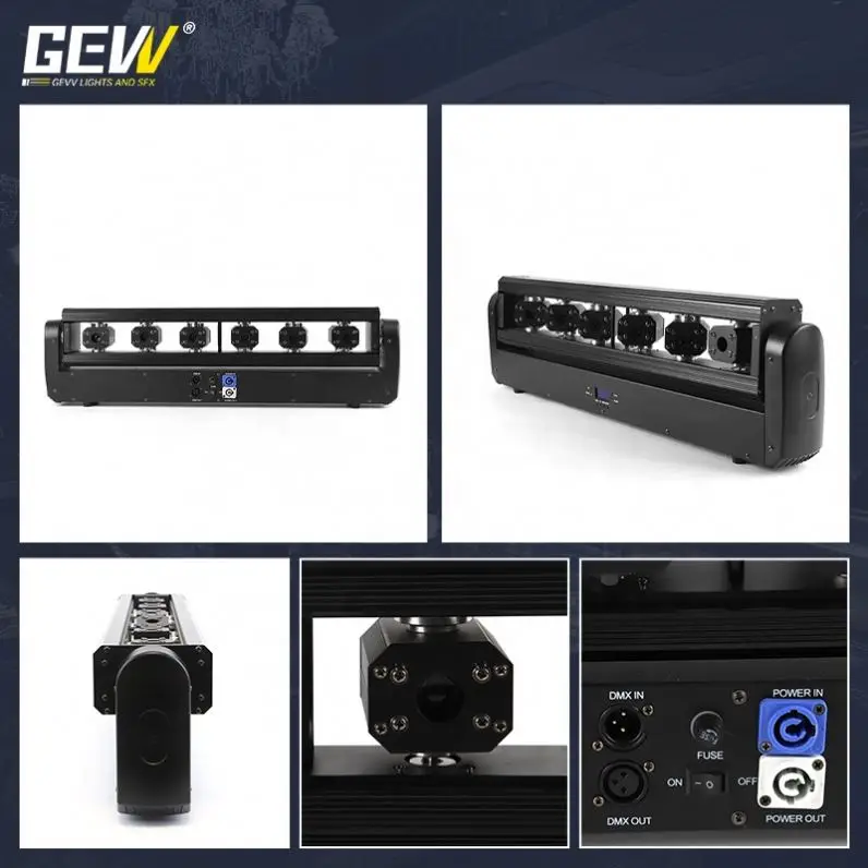 6 eyes rgb full color Wholesale Price Laser Light