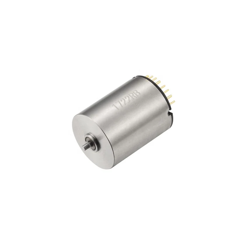 Replace Maxon 17mm high speed brushless dc motor 26.4g high efficiency 12v 25000rpm slotless motor for steering servo robots