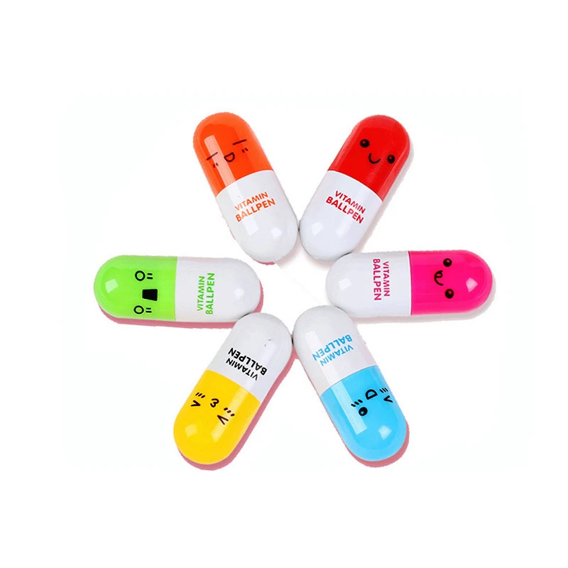 Innovative Capsule-Shaped Pen Compact Design Smooth Writing