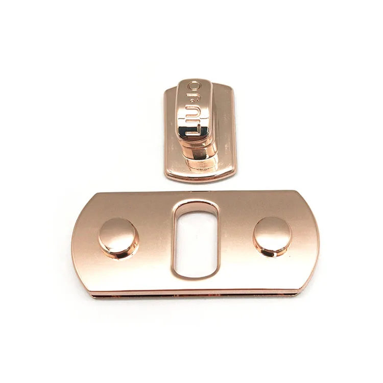 Custom Metal bag hardware twist lock for bag