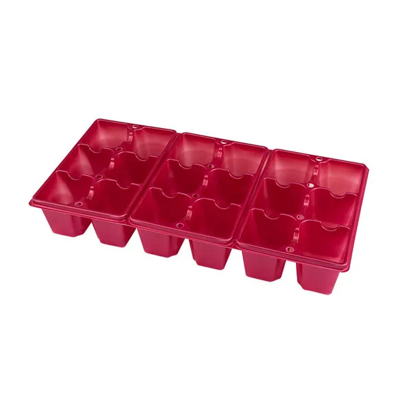 18 cells New Wholesale hot sell  plastic flower pot carry tray