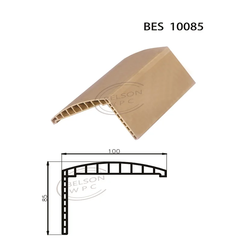 Belsonwpc Popular Modern Design WPC Door Frame Customized Color Waterproof Wood Plastic Composite Door Jamb Huangshan Supplier