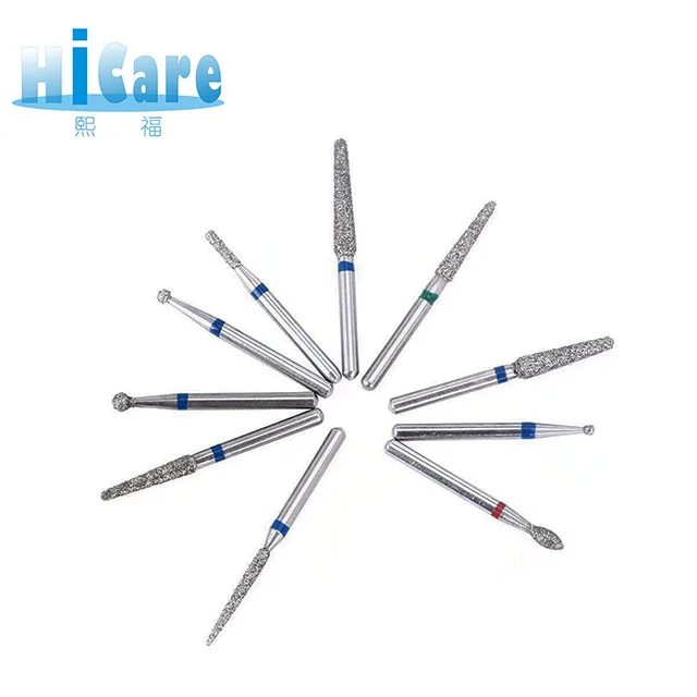 High standard dental needle tip diaswiss diamond burs for diamond bur holder supplier