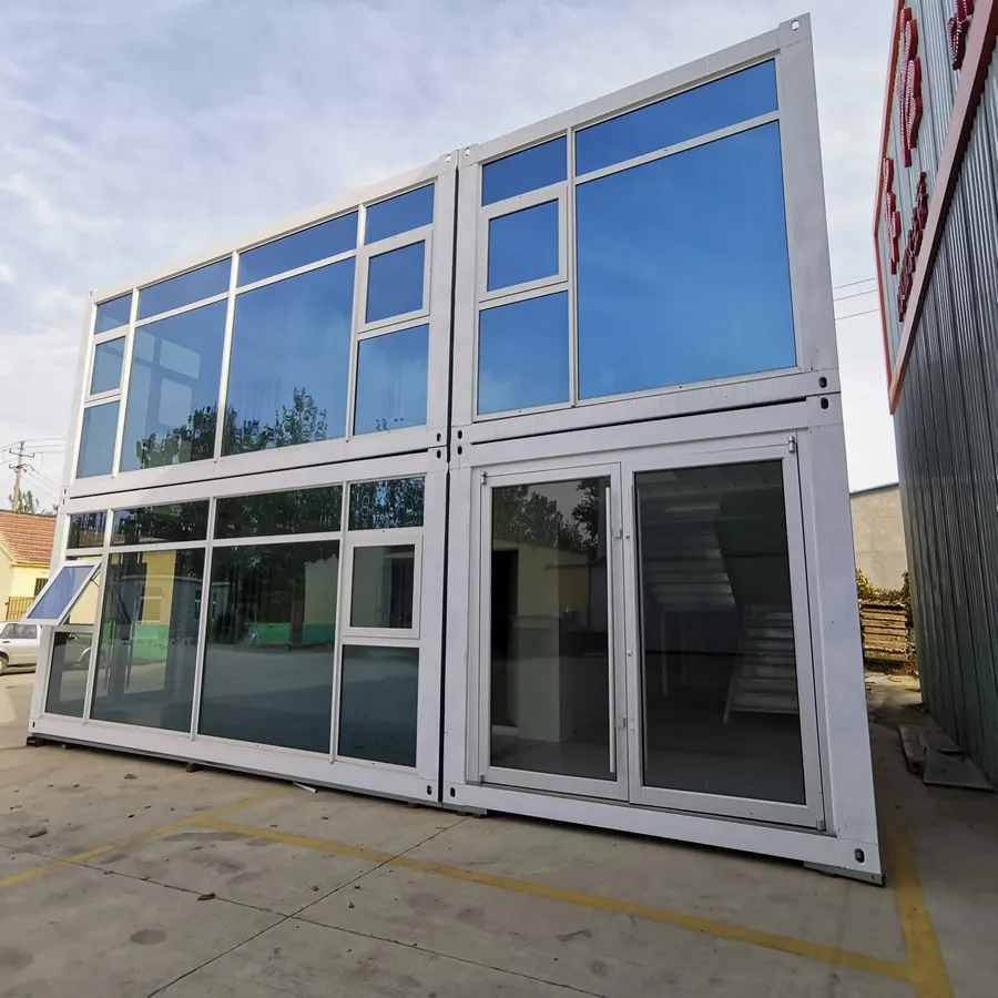 New Product Golden Supplier Modular Prefabricated Steel Structure 20Ft/30Ft/40Ft Prefab flat pack Container House for office