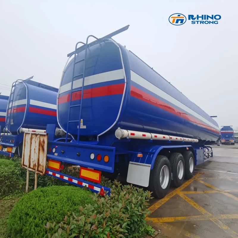 Cheap price new model semi-trailer 3 AXIS transport liquid tanks FOR SALE