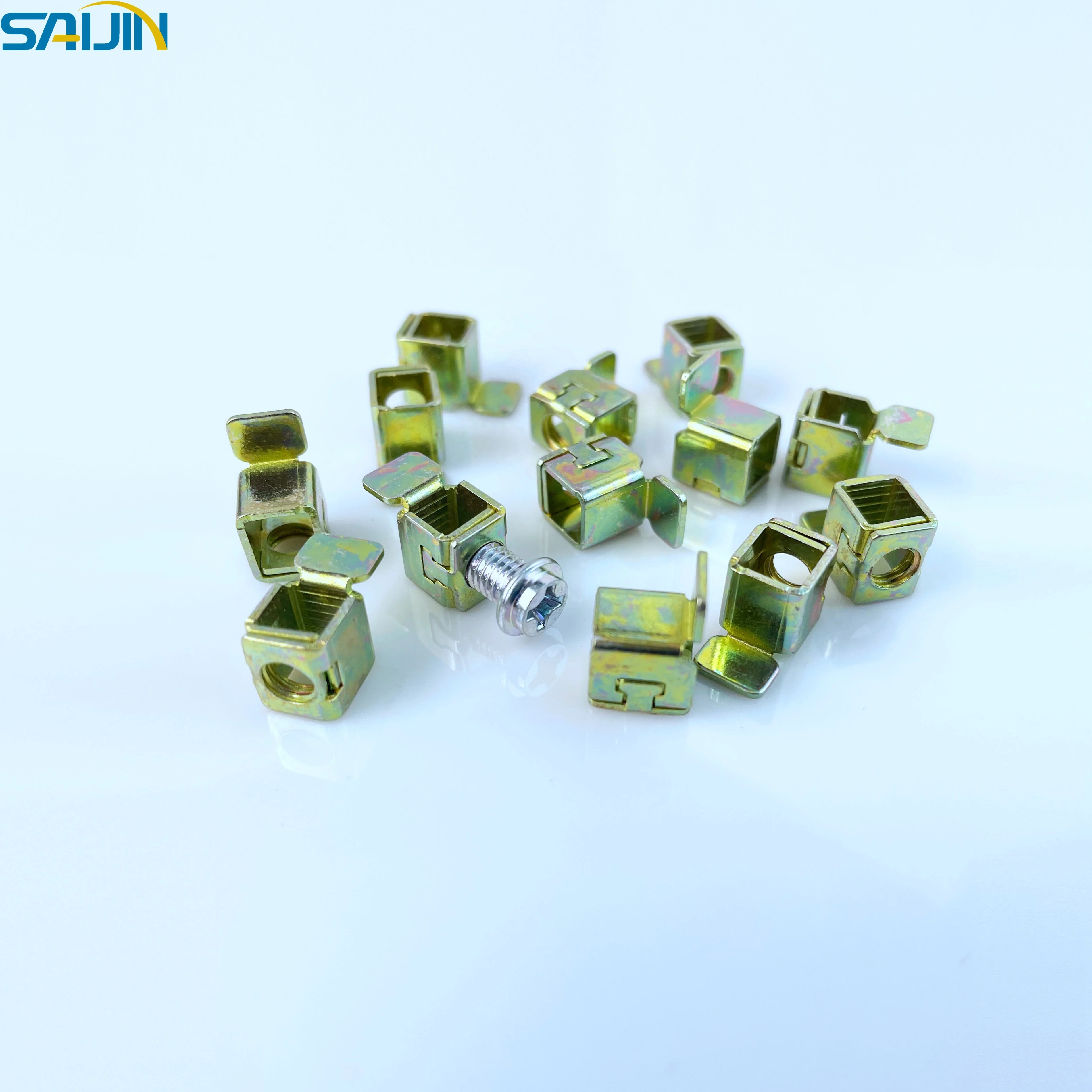 Новый дизайн, Клеммная клетка для розетки, из мягкой стали, оцинкованная, M6, 45H