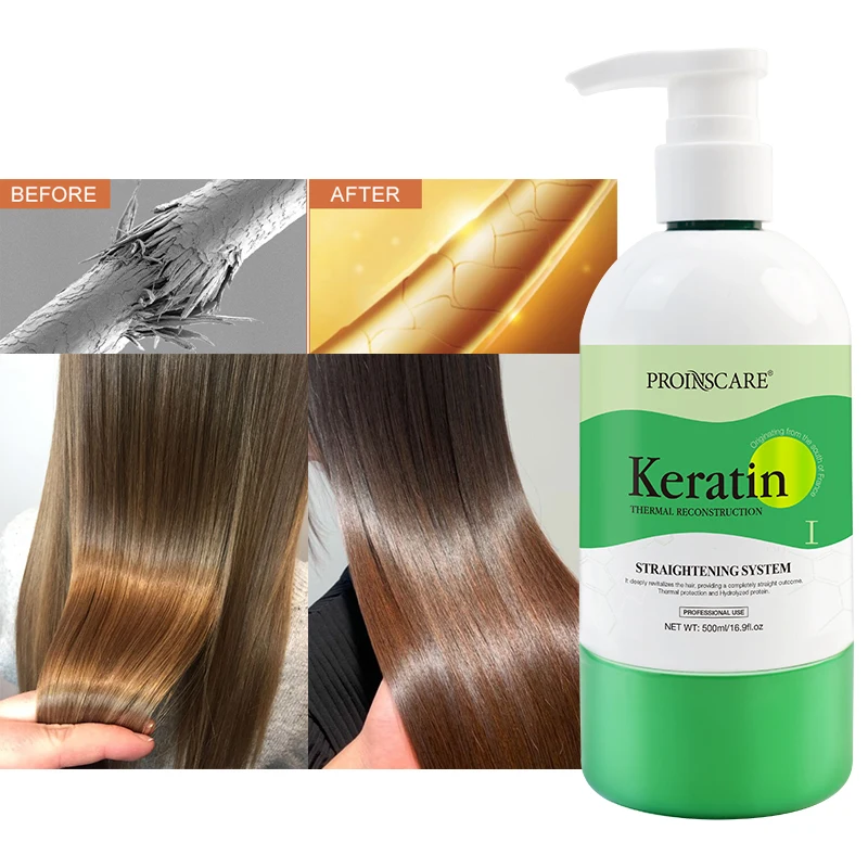 Wholesale Professional Protein Keratin Hair Treatment Organic Formaldehyde Free Keratin Treatment Straightening