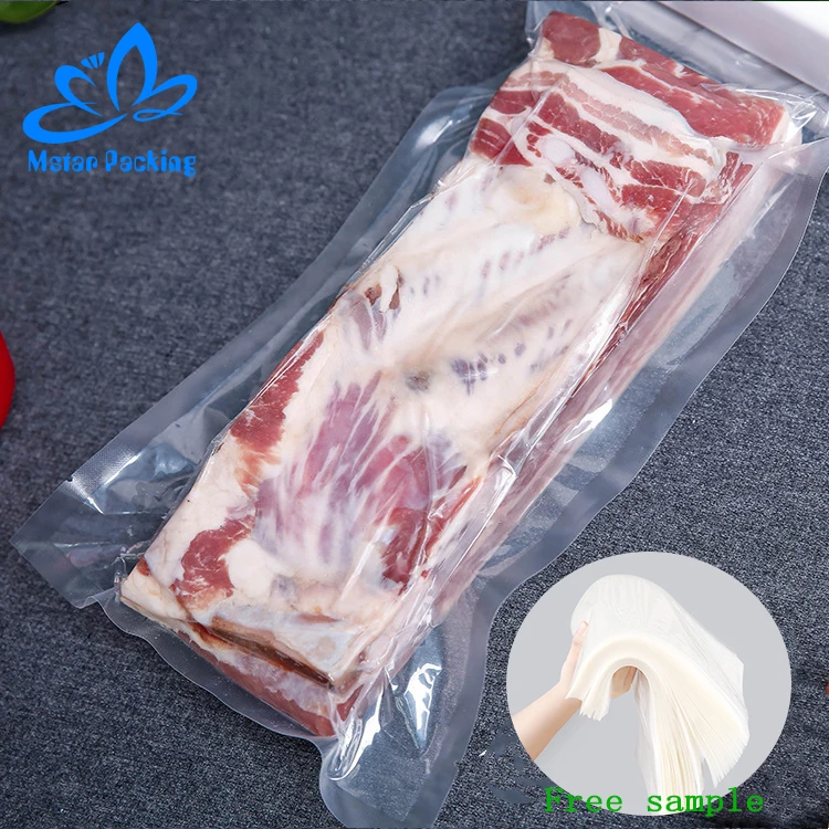 Transparent food vacuum co-extrusion nylon packing bag food grade vacuum heat seal food vacuum bag