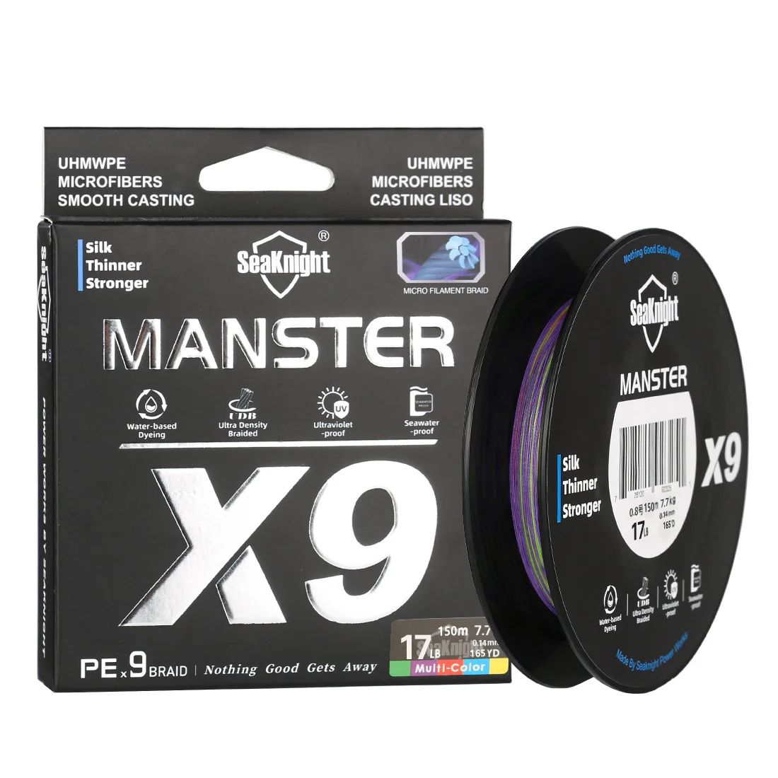 SeaKnight X9 150 м 17 фунтов 9 нитей длинная