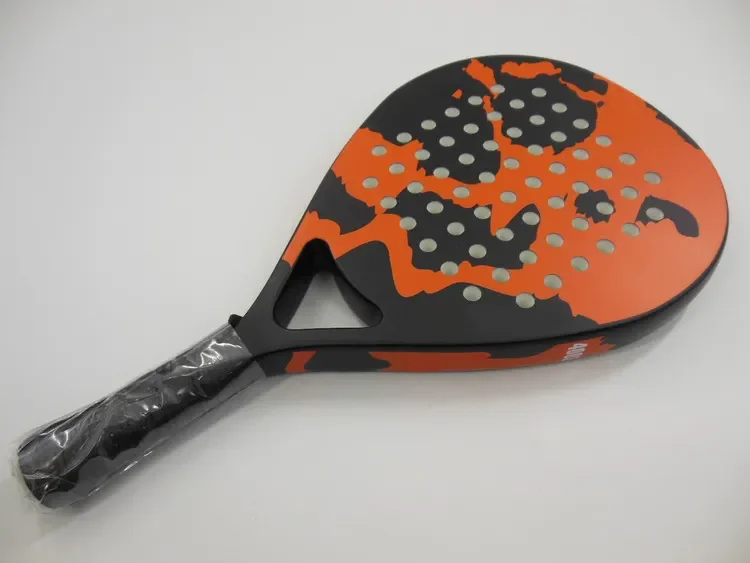 diamond/teardrop/round shape custom logo carbon/fiberglass/3K/12K/18k paddle/padel tennis racket