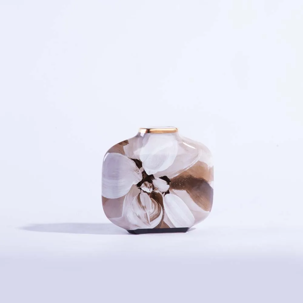 Modern Marble Decal Ceramic Living Room Table Flower Vase for home decor