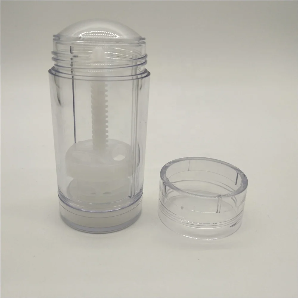 Free shipping 10pcs/lot 30,50,75g AS transparent deodorant container, Gel twist up deodorant tube for mosquito cream