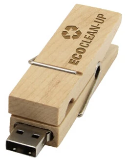 Wooden Clip USB Flash Drive  8GB 16GB Wholesale Gift Pen drive 32GB 64GB 3.0 USB Memory stick 1GB 2GB Wood Peg Thumb Drive