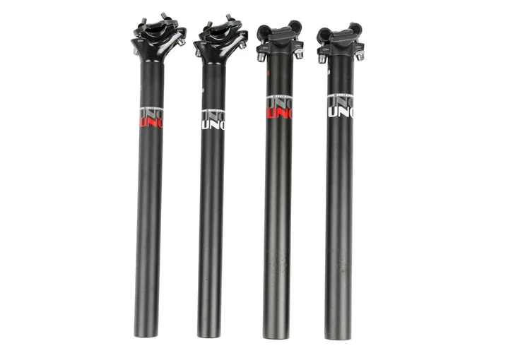 Mountain MTB Bike Seatpost UltraLight Aluminum Alloy Bike Rear Seat Tube 27.2/ 30.9/31.6mm * 350mm Bicycle Parts black white