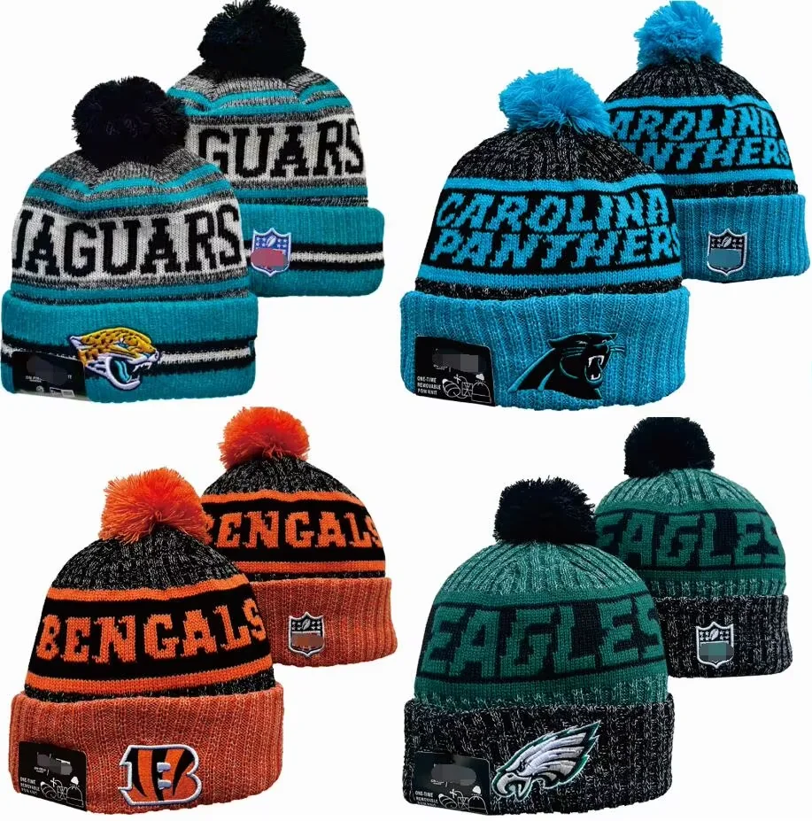 24/25  New Designs China Manufacturer 32 American Football Teams Beanies Winter Hats for Men and Women