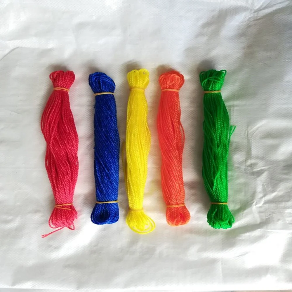 Taian 3-нить полипропиленового веревка pe нейлона шпагат для продажи