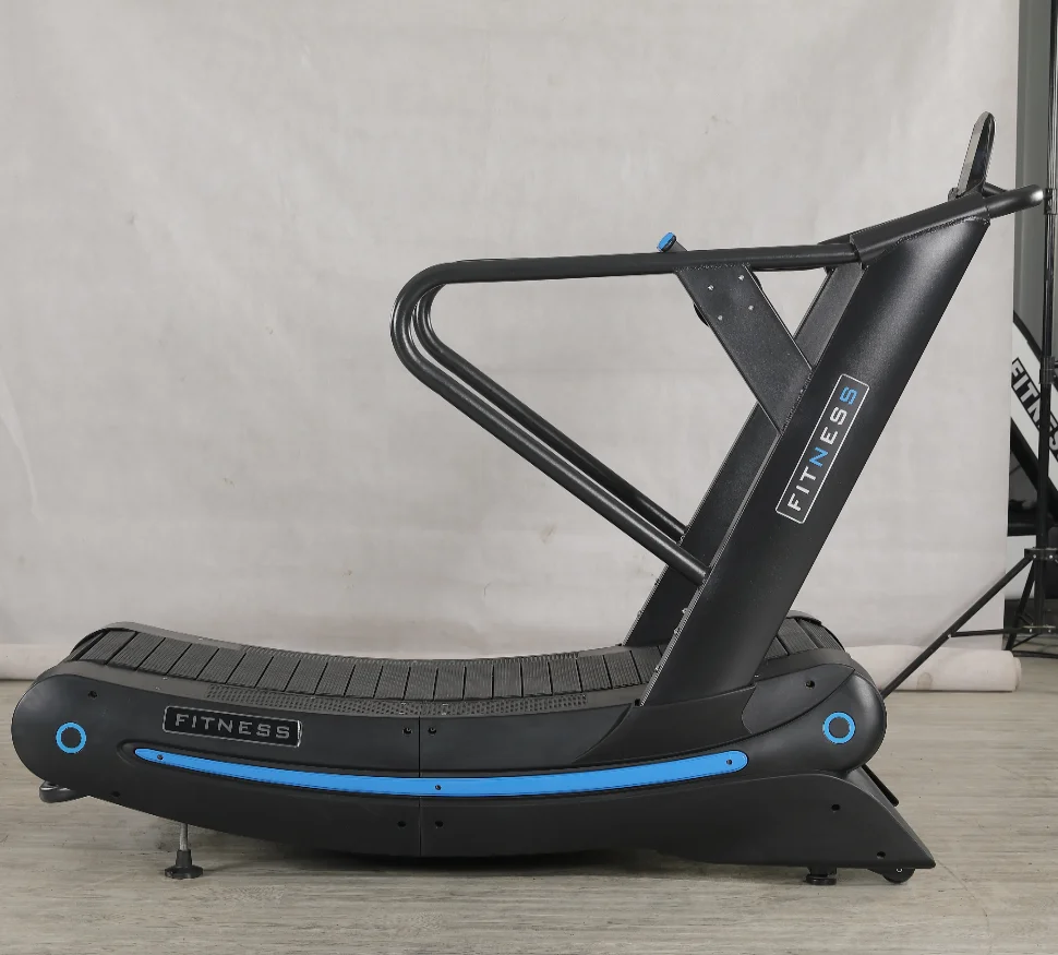 Factory Direct Supply Commercial Indoor Running Machine SpeedAdjustable Gym Curved Treadmill (Aluminium Belt) MND-CC16A Hot Sale