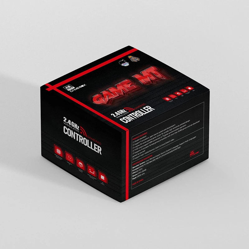 Wholesale TV Game Console H10 Aluminum Alloy Two-Person Handle Mini Handheld Video Home Game Console 20000 Models 2.4G Wireless