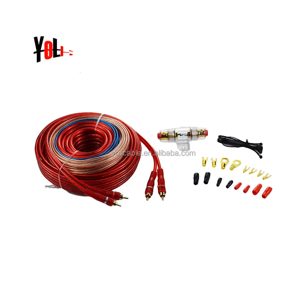 Zero/4/8 gauge installgear AMP Wire Kit wires for car audio subwoofers