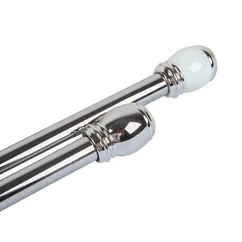 
Ad amazon hot sale wholesale eggs shape finials shower curtain rod extension rod for bathroom 