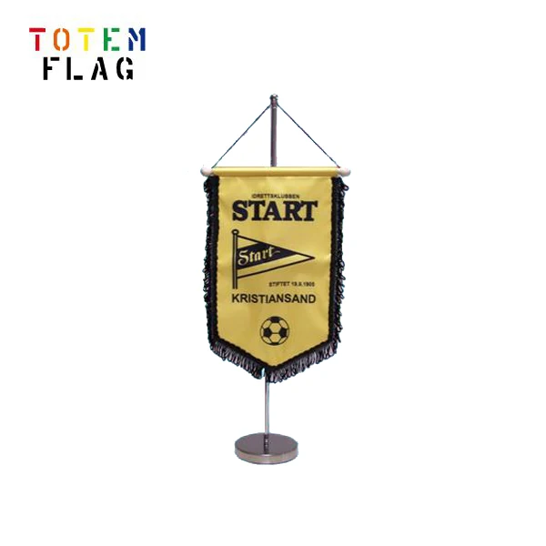 Pakistan table flag desk flag with plastic separable pole and base