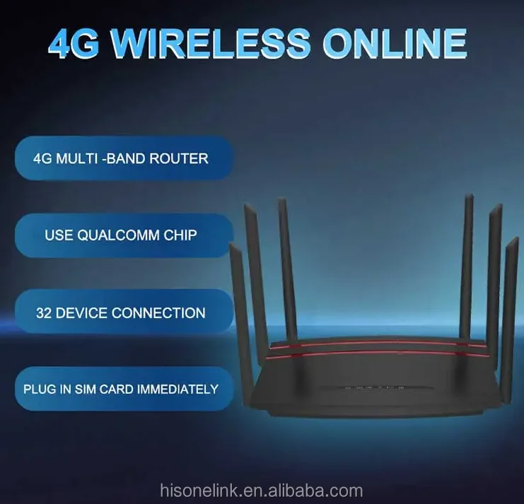 2023New B612 4g lte cpe  wifi router wireless router 4g with sim card 4 lan port