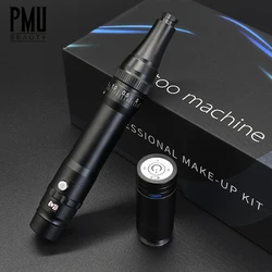 Professional Black Hand Holder Wireless Battery Eyebrow Lip Tattoo Machine Makeup Device Machine Pen