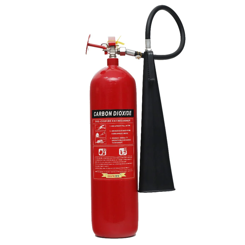 5KG CO2 fire fighting equipment extinguisher is factory direct sale
