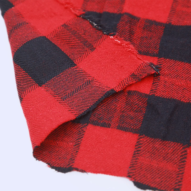 wholesale T/C polyester cotton shirt  yarn dyed flannel fabric