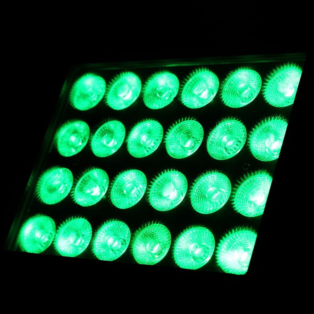 IP65 outdoor LED square par light  Rugged 24pcs 10W RGBWA-UV  LED wash for events