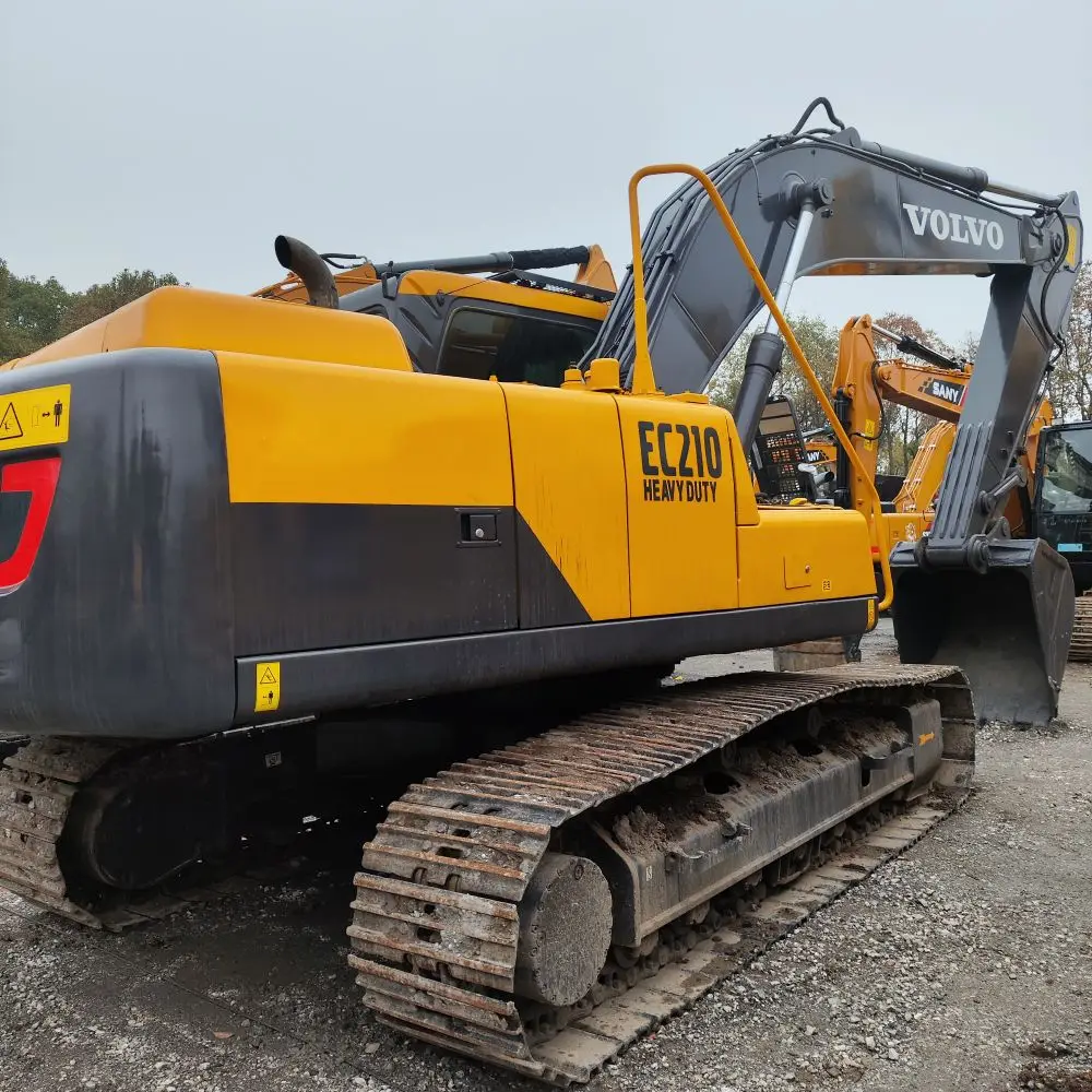 Boutique used excavators VOLVO EC210 cheap high quality  original machinery EPA certified