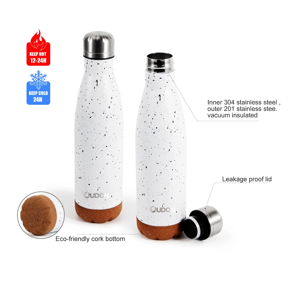 New Arrivals Cola Shape Water Bottle with Cork Bottom
