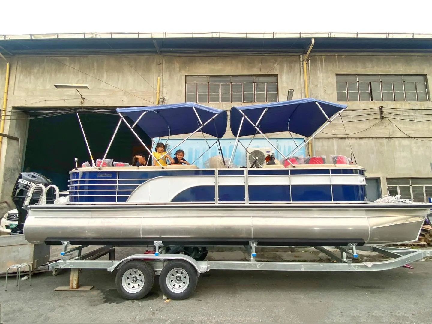 25ft 7 5 m 12-14 пассажирский паром tour tritoon алюминиевые понтонные лодки для продажи