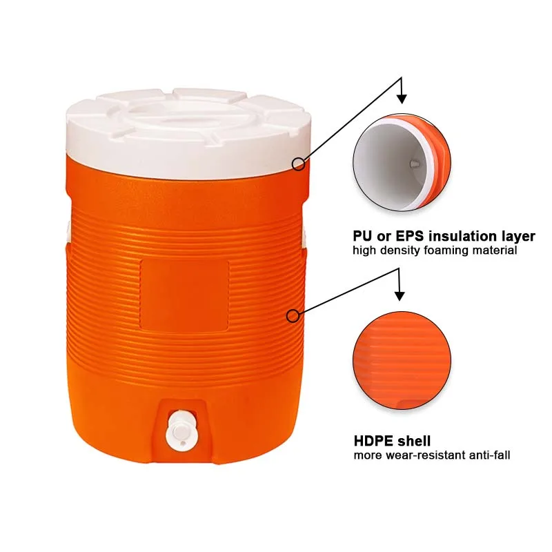 Hot sale Portable Water Beverage Jug Cooler Suitable Small Gatherings Outdoor Tableware cooler jug for Travel Hiking Picnic